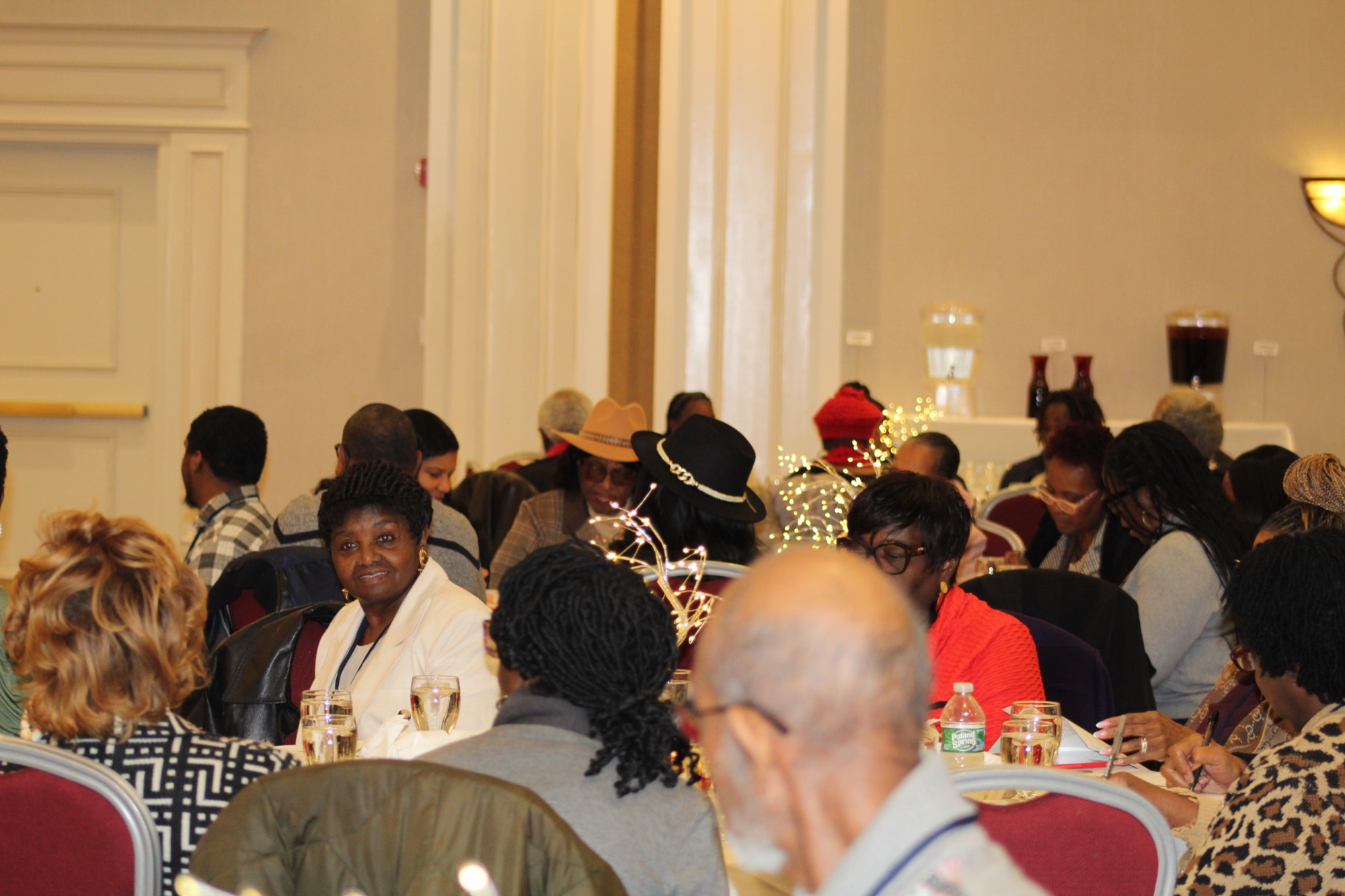 A packed ballroom of caregivers at the January 2025 conference in Suffolk, Virginia.